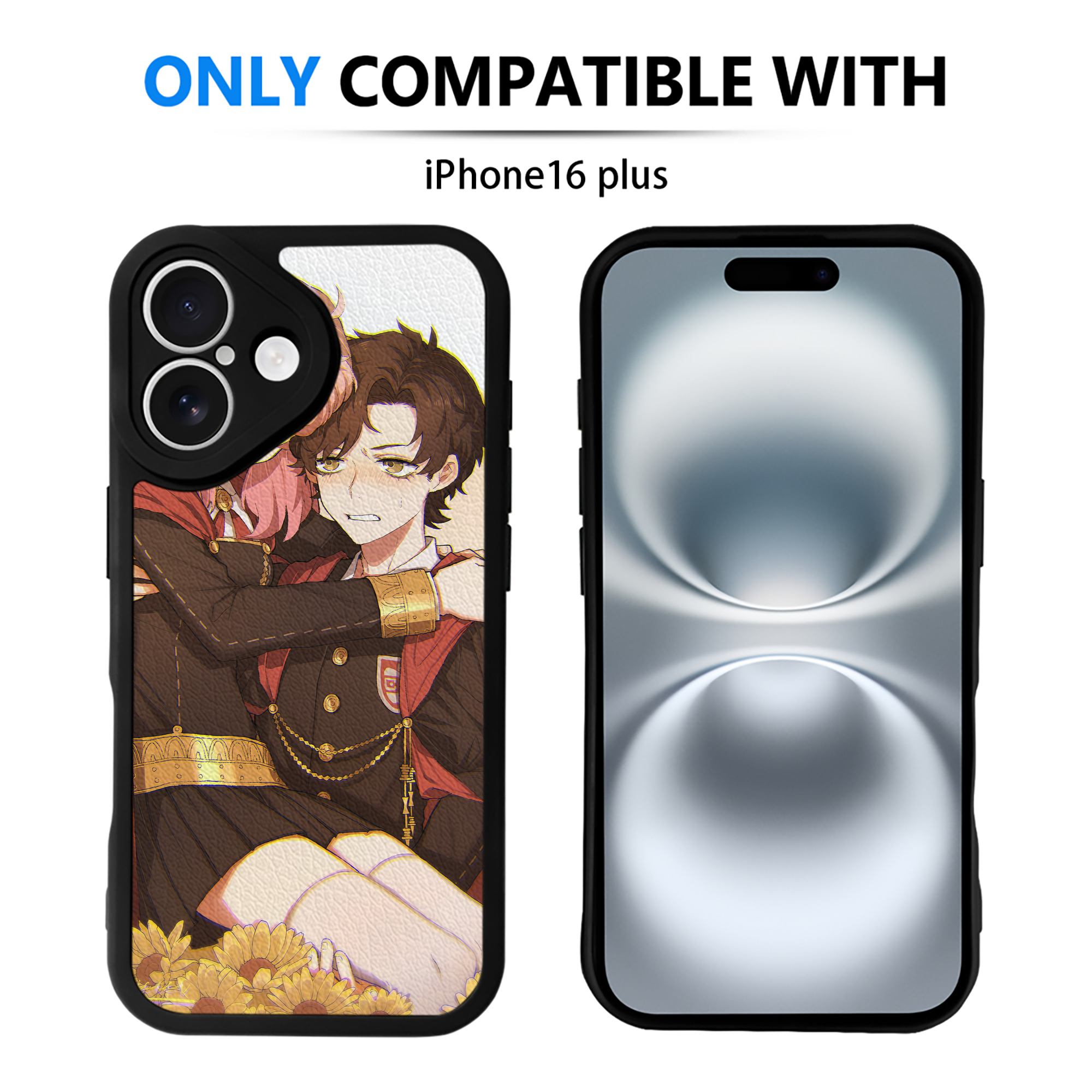 （画像用） SPY×FAMILY间谍家家酒 【iPhone 16シリーズ対応】シリコンスマホケース（レザー調） 材質：シリコン